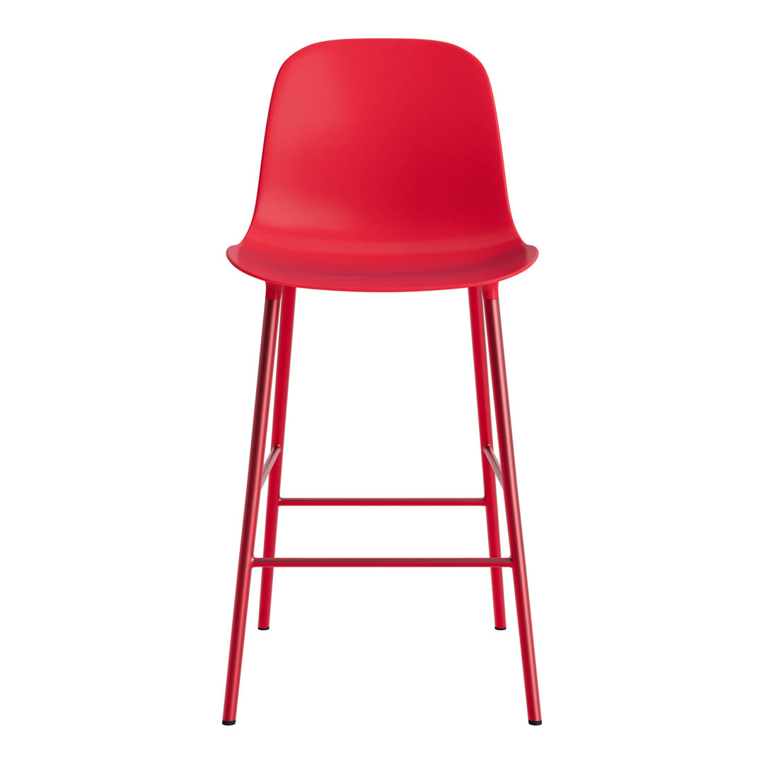 Modern Form Counter Stool - Adjustable Height Bar Stool for Kitchen Island, Breakfast Nook & Home Bar - Sleek Contemporary Design for Dining & Entertaining