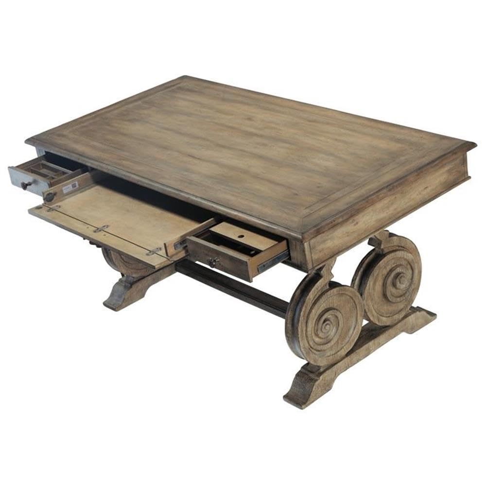 Hooker Furniture Castella Writing Desk - Stylish Home Office Desk with Drawers & Storage | Perfect for Remote Work, Study & Small Spaces