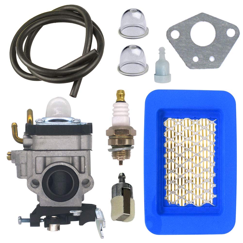 FitBest Carburetor with Air Filter Tune Up Kit - Compatible with Walbro WYK-192, WYK-192-1, Echo PB651H, PB651T, PB751, PB-755, PB-755H, PB-755T - Replaces A021000811 & A021000810 - Perfect for Backpack Blower Maintenance & Small Engine Repair