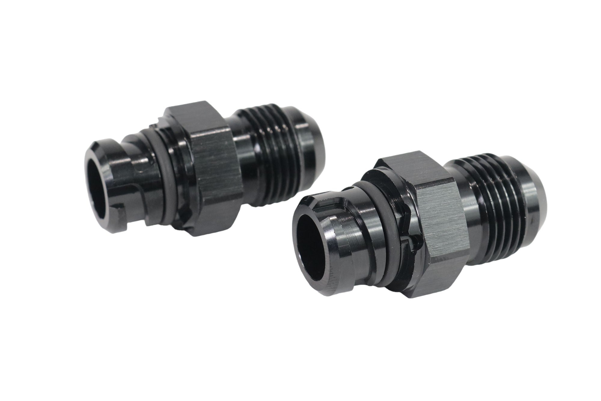Ford Godzilla 7.3L 10AN Valve Cover Fittings Kit - OEM Threaded Pair for Engine Oil System - Perfect for Performance Upgrades & Custom Builds