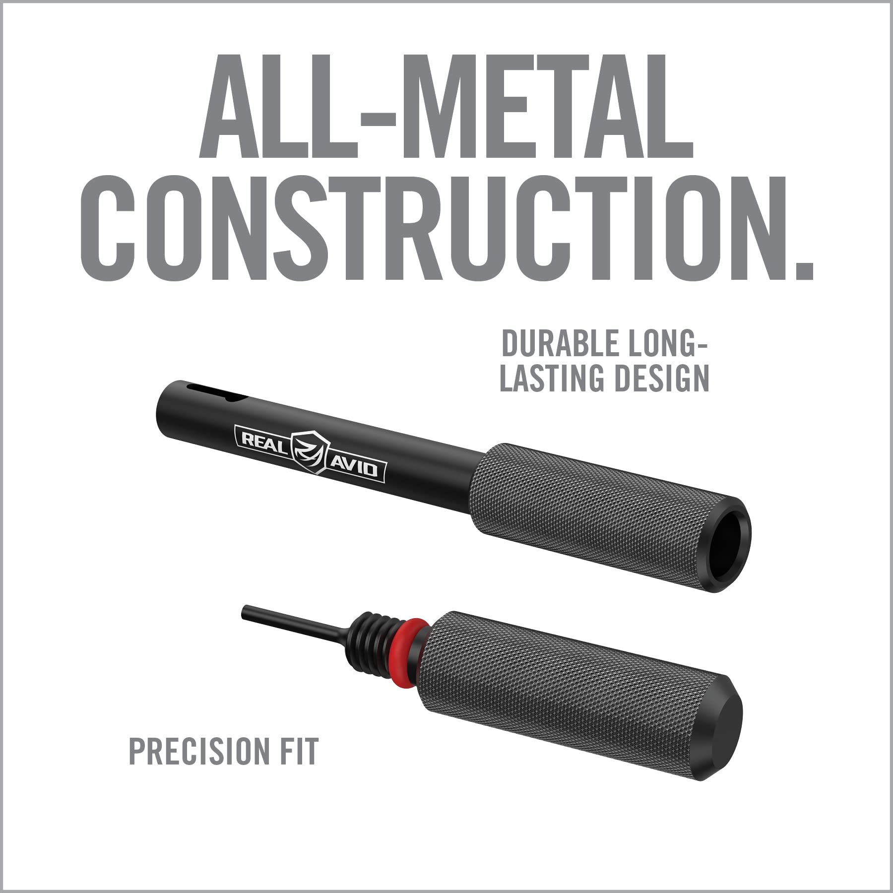Real Avid Pivot PIN Tool BLK - Professional Gunsmithing & Firearm Maintenance Tool for AR-15, AK-47 & Other Rifles - Perfect for Cleaning, Repair & Assembly