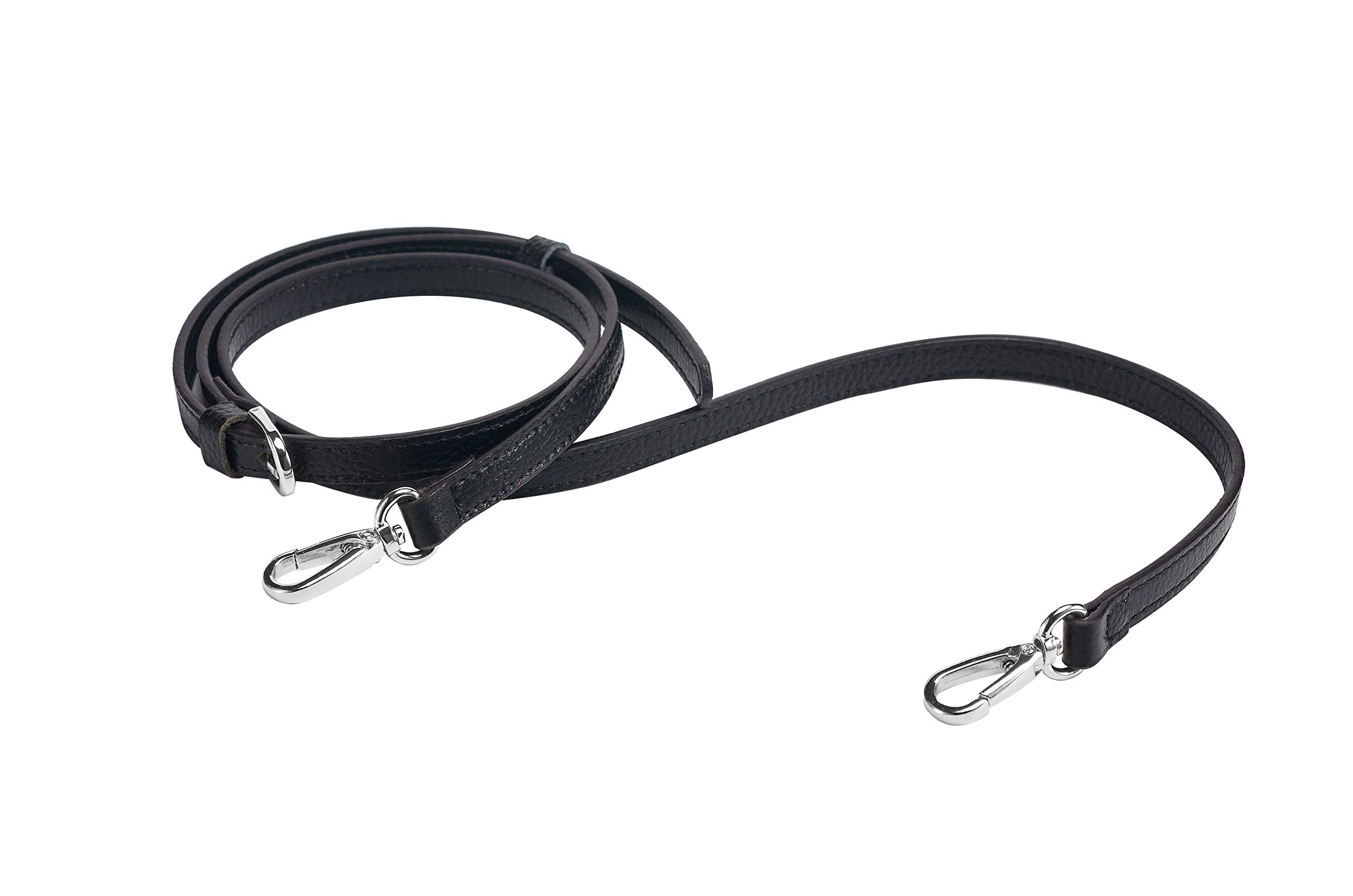 Genuine Full Grain Leather Purse Strap Replacement - Adjustable Crossbody Bag Shoulder Strap for Handbags & Purses - Perfect for Everyday Use, Travel & Fashion Accessories