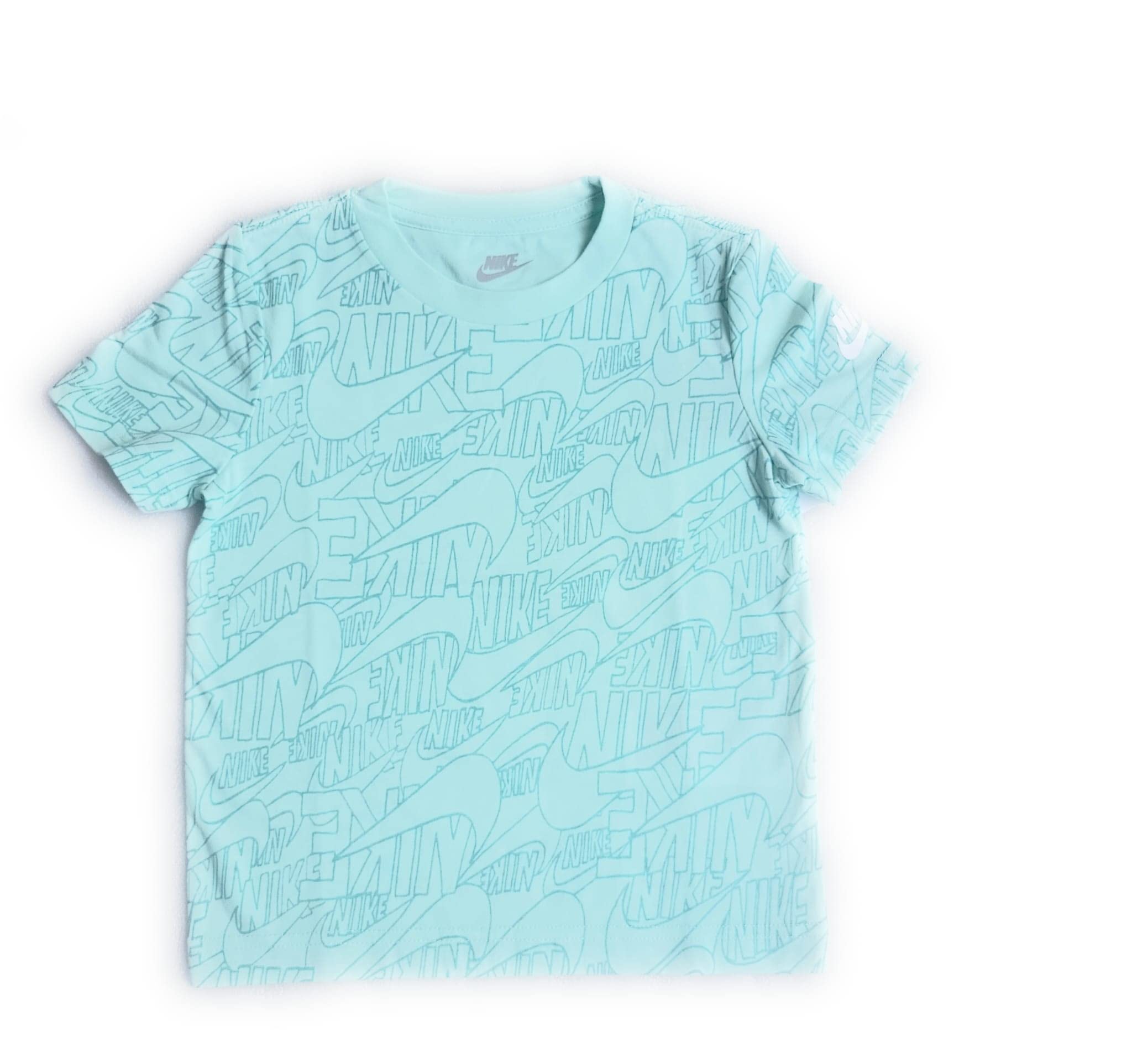 Nike Kids Baby Boy's Logo T-Shirt and Shorts Set - Carbon Heather 4 Toddler | Comfortable Cotton Outfit for Playtime & Casual Wear