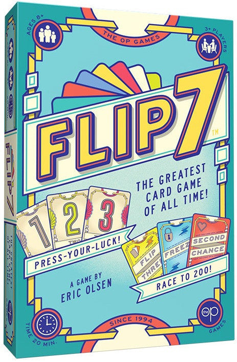 Flip 7 Card Game - Fun Family Party Game for Kids & Adults | Perfect for Game Nights, Travel & Classroom Activities