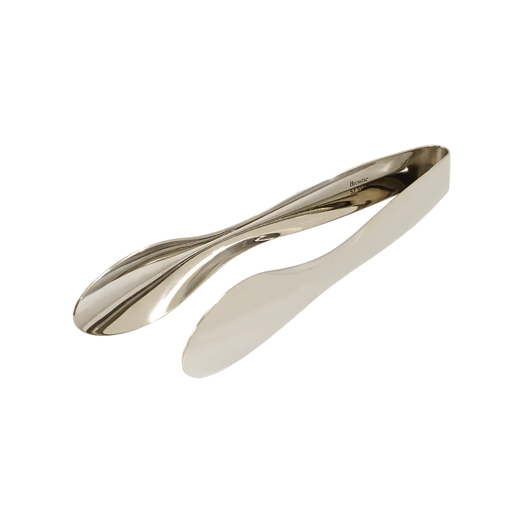 Browne Eclipse 9.5-Inch Stainless Steel Serving Tongs - Perfect for BBQ, Buffet, Salad, and Kitchen Use