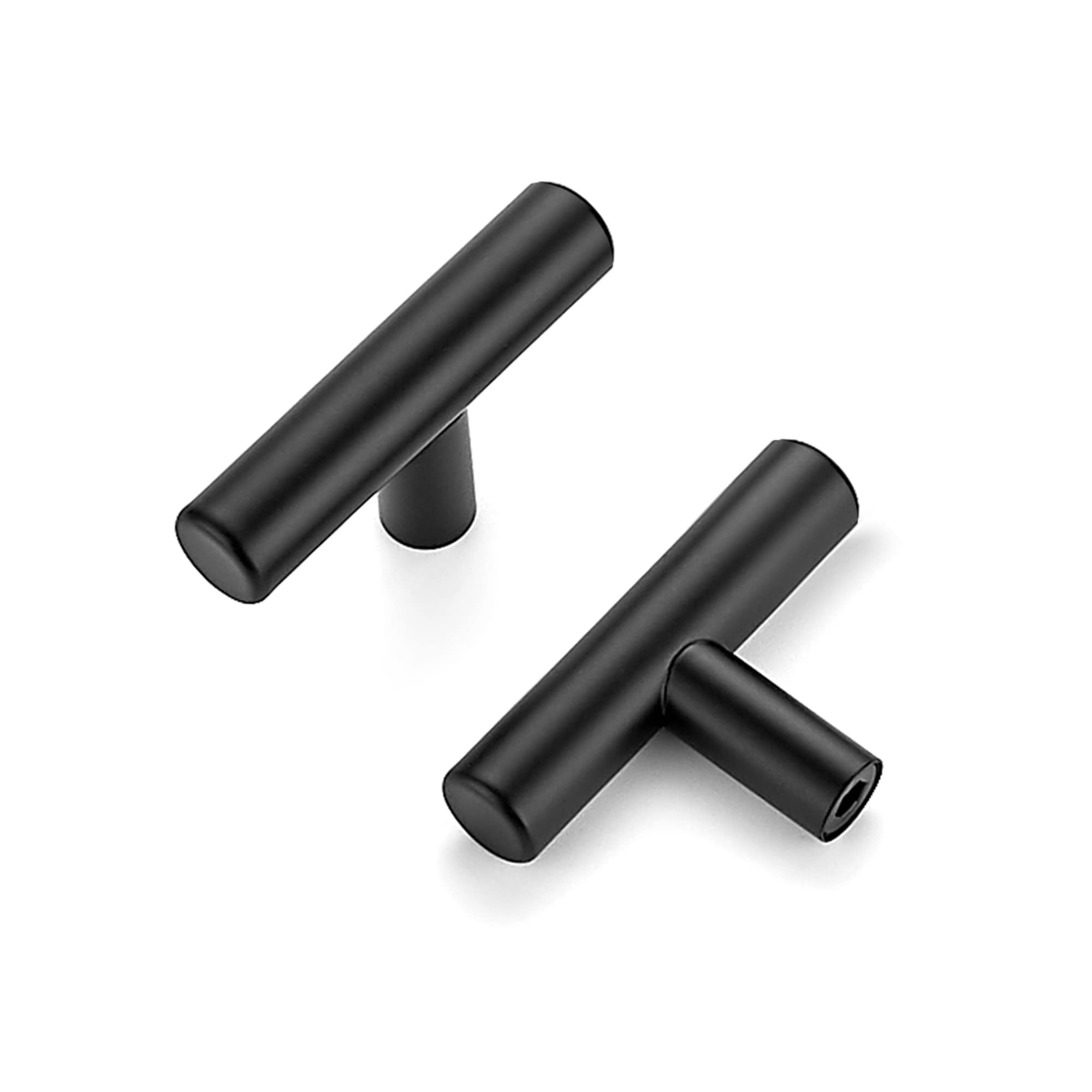 Ravinte 2 Inch Matte Black Stainless Steel Cabinet Handles - 30 Pack Kitchen Cabinet Hardware for Modern Home & Office Cabinets - Perfect for Kitchen, Bathroom, and Furniture Upgrades