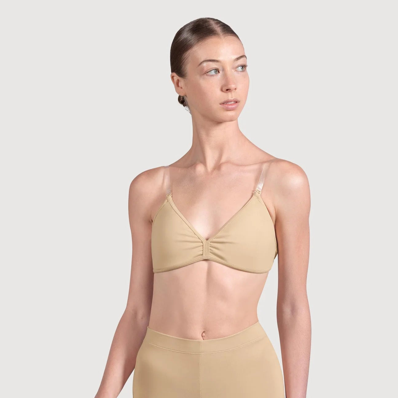 Bloch Women's Deva V Front Bra - Comfortable & Supportive Dance Bra for Ballet, Yoga & Fitness