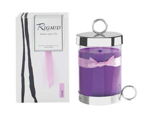 Rigaud BGM287755 Large Lilac Mauve Scented Candle - Perfect for Home Decor, Relaxation & Aromatherapy