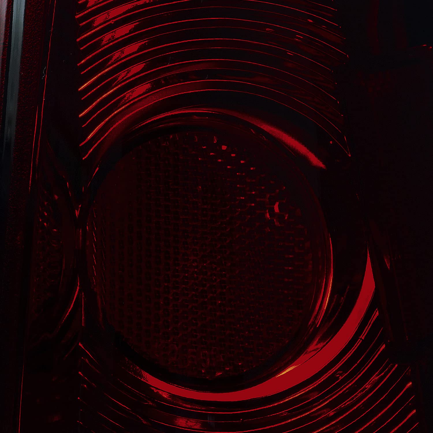 Spec-D Tuning Red Smoke Lens LED Tail Lights for Chevy/GMC C/K 1500/2500/3500 Trucks - Left & Right Pair Assembly - Enhanced Visibility & Style for Night Driving & Custom Builds
