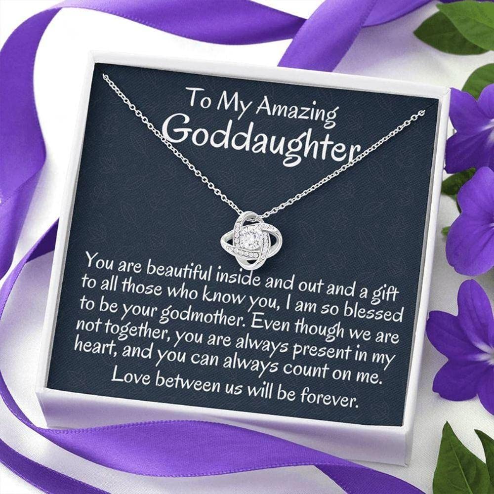 Goddaughter Necklace Gift - Baptism, Confirmation Jewelry for Special Occasions
