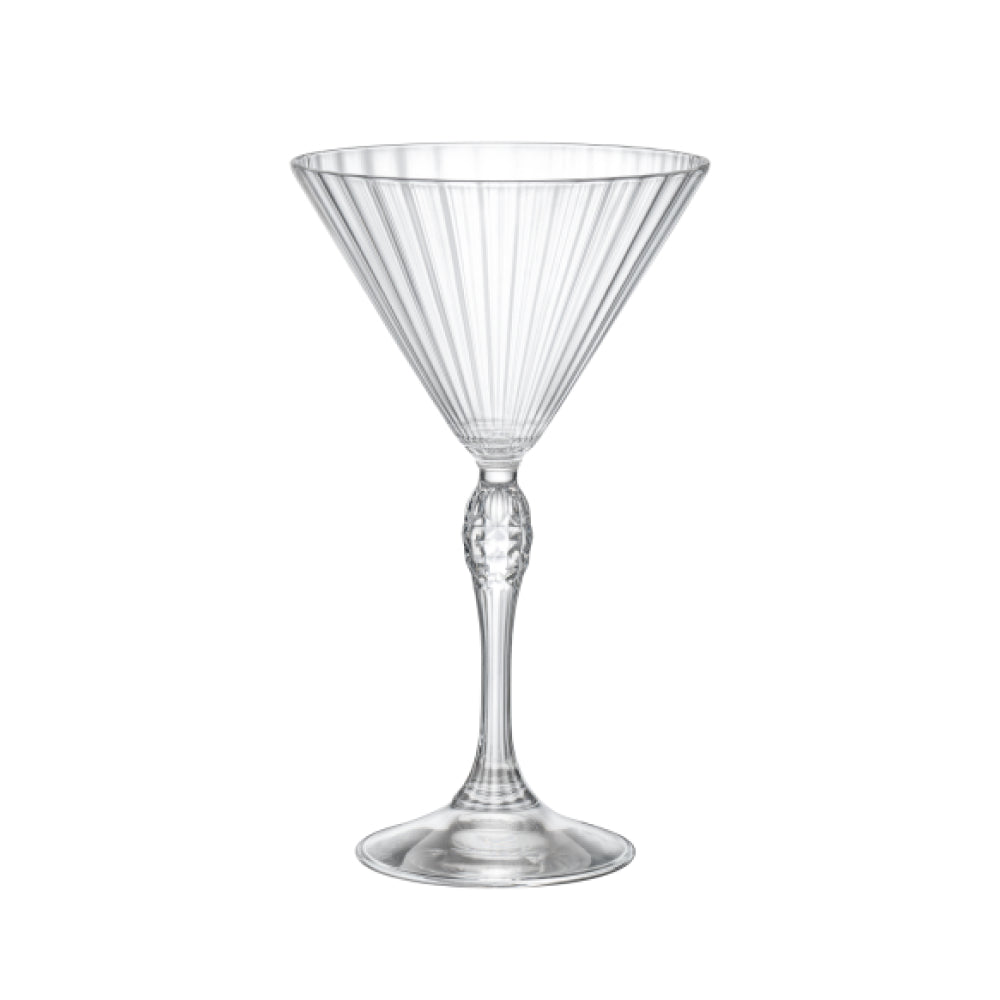 Bormioli Rocco 8.25 Oz. Vintage 1920s Style Martini Glasses - Set of 4 Cocktail Glasses for Classic Martinis, Home Bars & Entertaining (450122142)