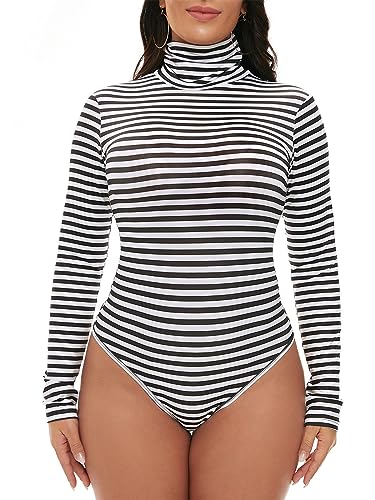 Striped Black White