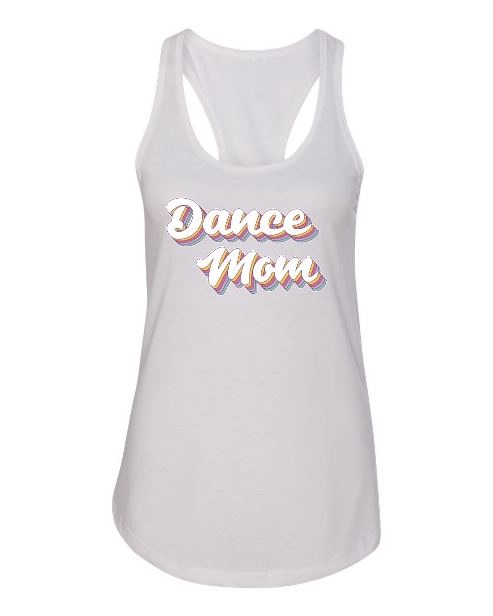 Dance Mom Girl Sports Ladies Racerback Tank Top - Breathable Workout Top for Women & Teens - Perfect for Dance, Yoga, Gym & Casual Wear