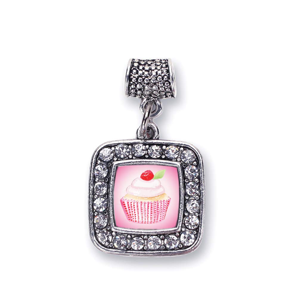 Inspired Silver - Sterling Silver Square Charm Bracelet with Cubic Zirconia for Women | Elegant Jewelry Gift for Birthday, Anniversary & Special Occasions