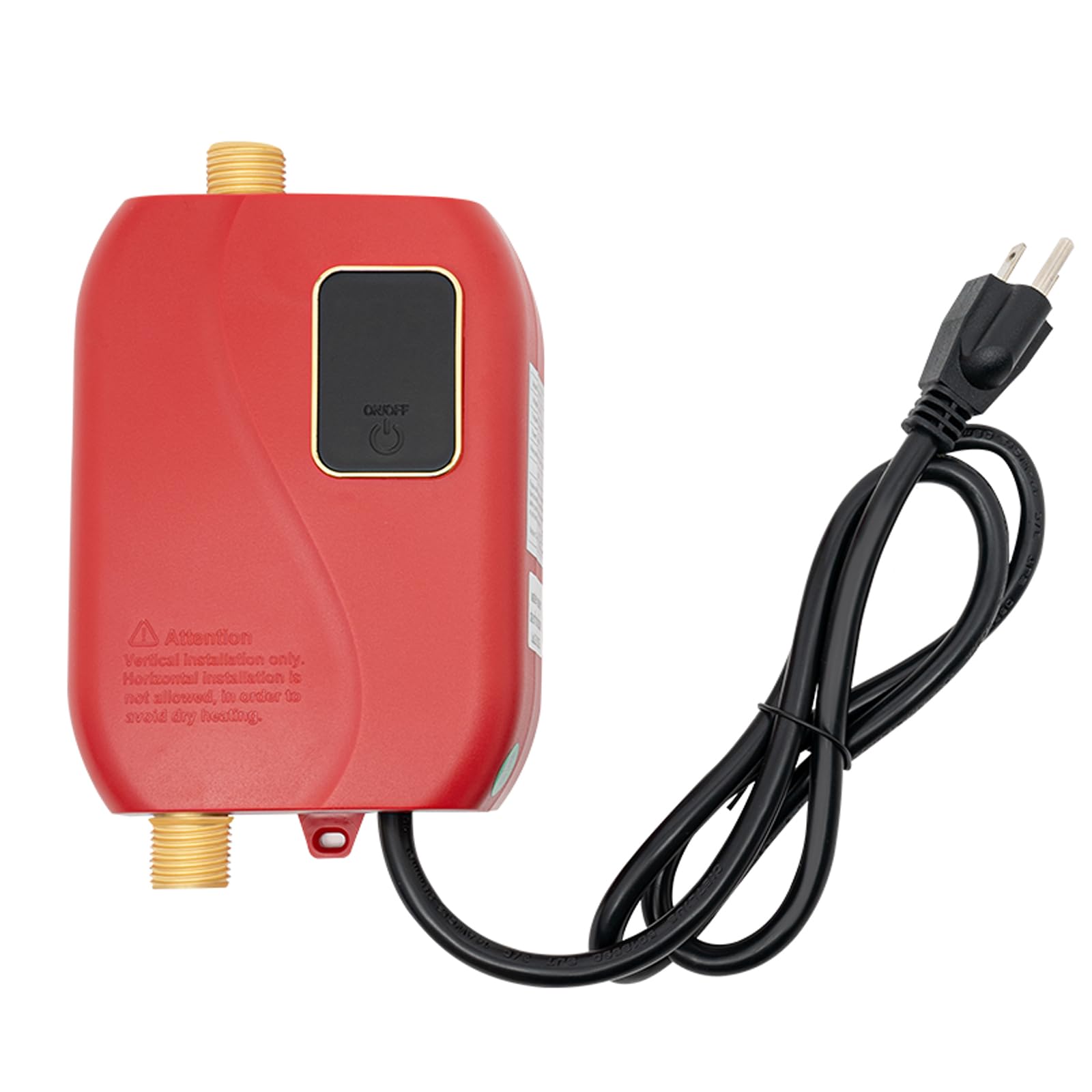 RANZHIX Mini Tank Water Heater 110V Electric Tankless Instant Hot Water System for Bathroom, Kitchen & Washing - Compact & Efficient (Red) | Perfect for Small Spaces, RVs, Offices & Home Use