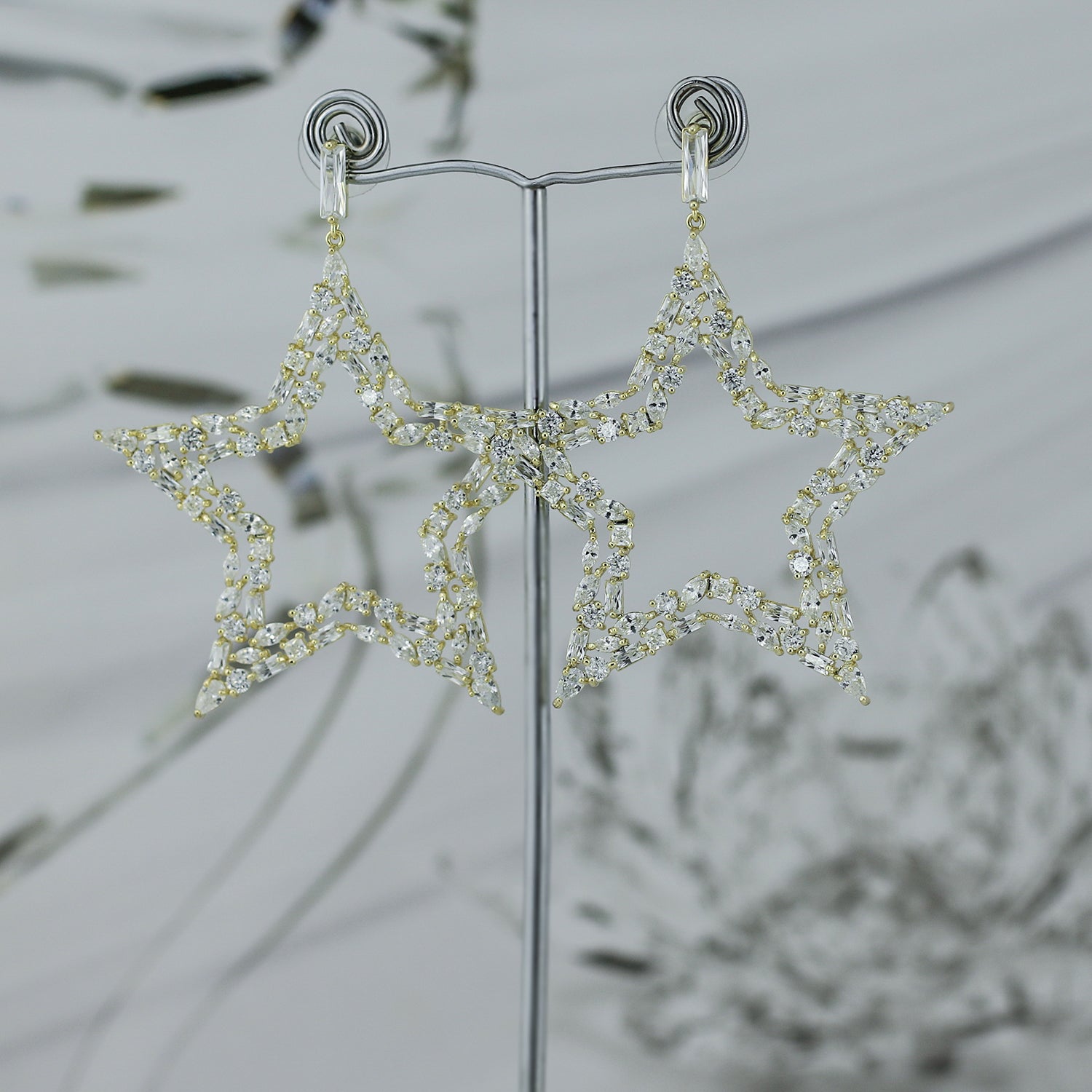 Elegant Cubic Zirconia CZ Drop Dangle Earrings for Women - CE10912 | Perfect for Weddings, Parties & Evening Events