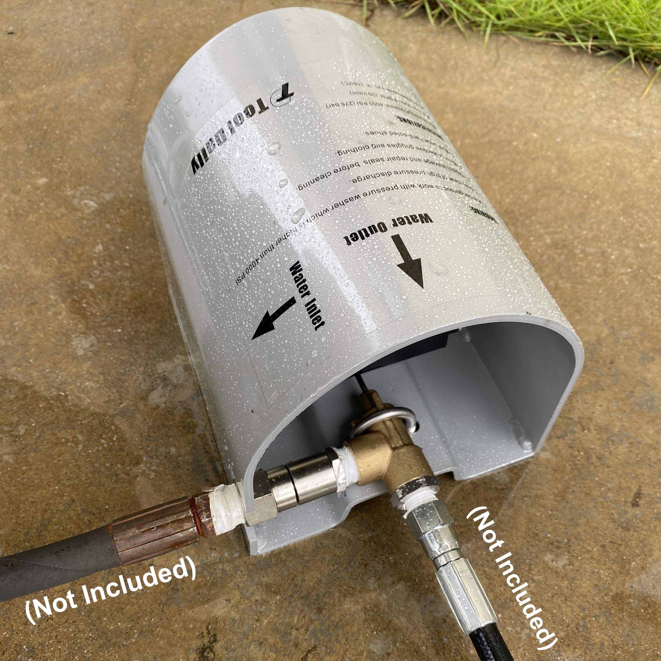 4000 PSI High Pressure Washer Foot Valve for Sewer Jetter Kit - Heavy Duty Ball Valve Replacement for Power Washers - Ideal for Drain Cleaning, Industrial Washing & Outdoor Equipment Maintenance