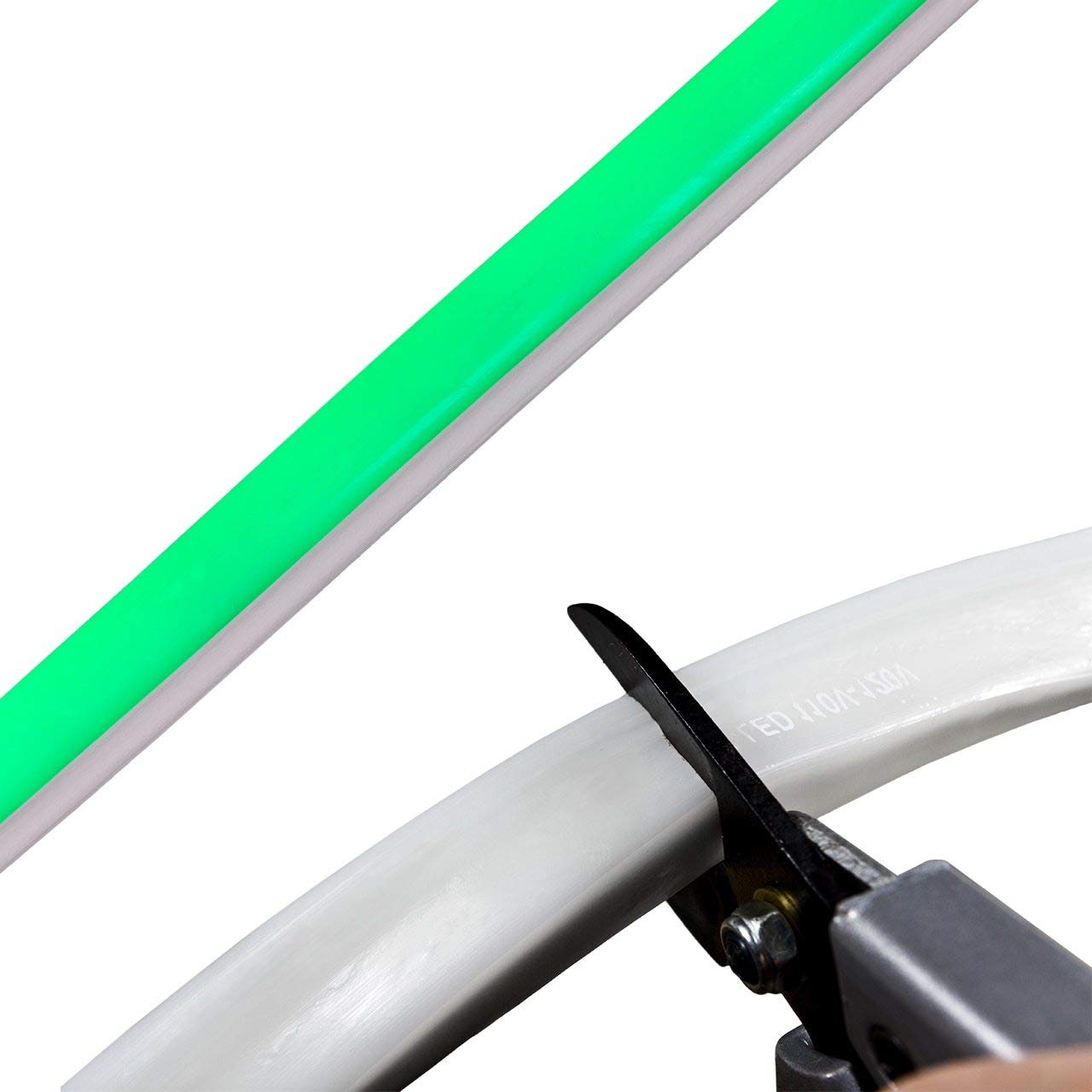 120V Green SMD LED Neon Strip Light - Custom Cut 1.64ft Flexible Rope Lighting for Home Decor, Bars, Restaurants & Outdoor Signage