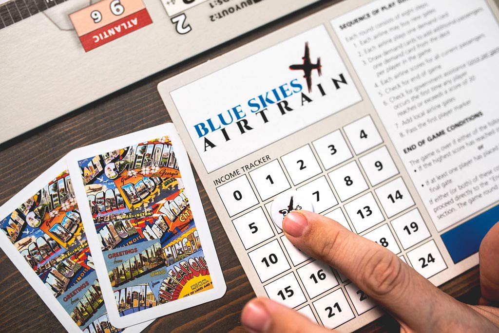 Rio Grande Games Blue Skies - Award-Winning Board Game for Family & Friends | Perfect for Game Nights, Parties & Travel Entertainment