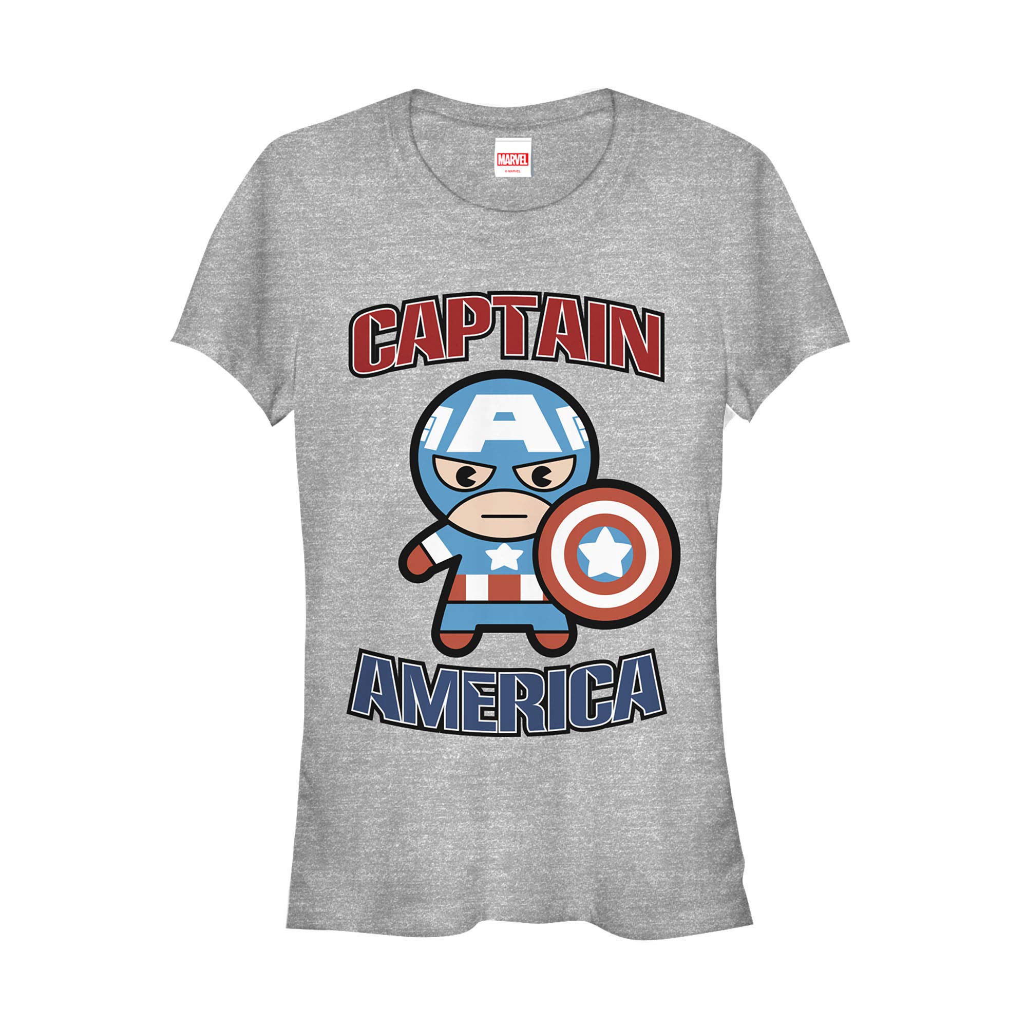 Marvel Kids Captain America Cartoon T-Shirt - Cute Kawaii Design for Boys & Girls - Perfect for Cosplay, School, and Everyday Wear