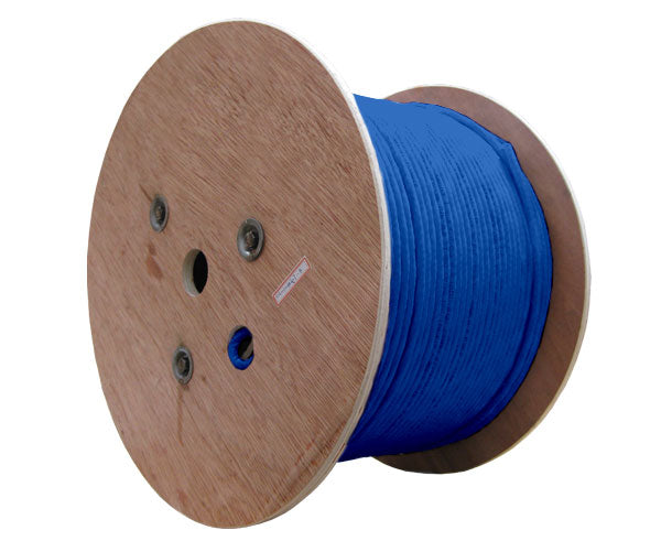 CAT6 Plenum Bulk Ethernet Cable 1000FT - Shielded CMP, Solid Copper 23 AWG for High-Speed Networking in Offices, Data Centers & Smart Homes