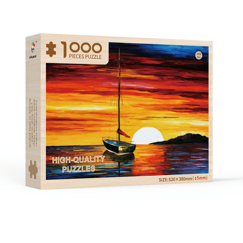 1000 Piece Adult Jigsaw Puzzle - Challenging & Relaxing Brain Teaser for Stress Relief, Home Decor & Family Game Night