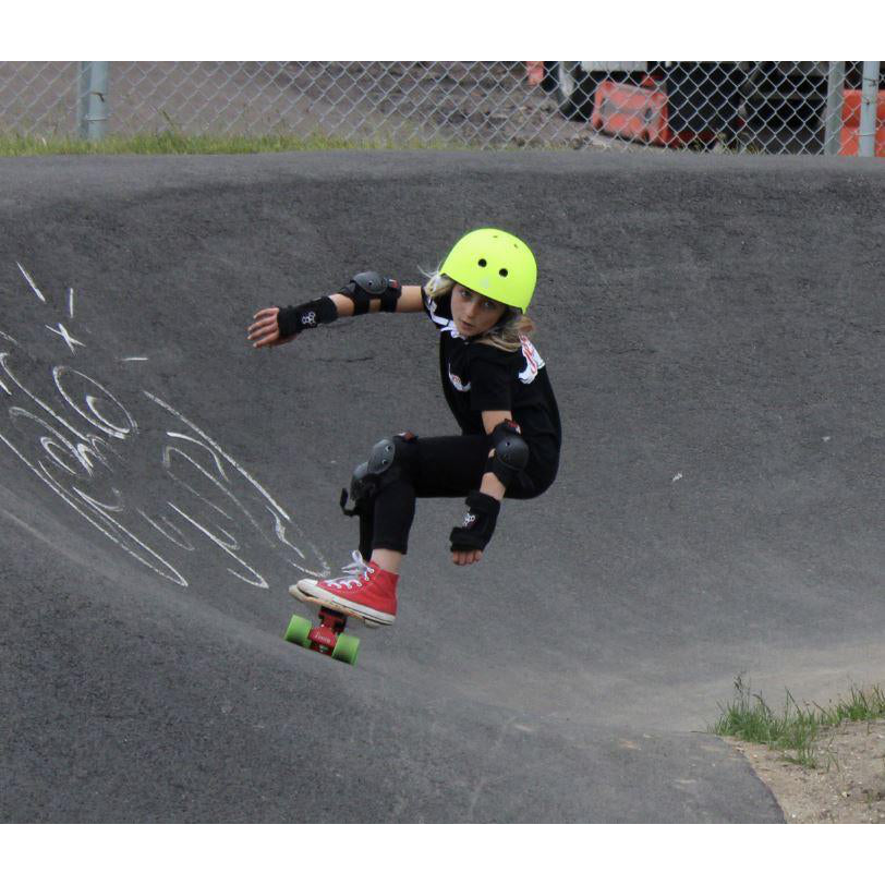 T8 High Impact Protective Gear Set for Skateboarding - 3 Pack (Black) - Essential Safety Equipment for Skaters, Rollerbladers & Extreme Sports Enthusiasts
