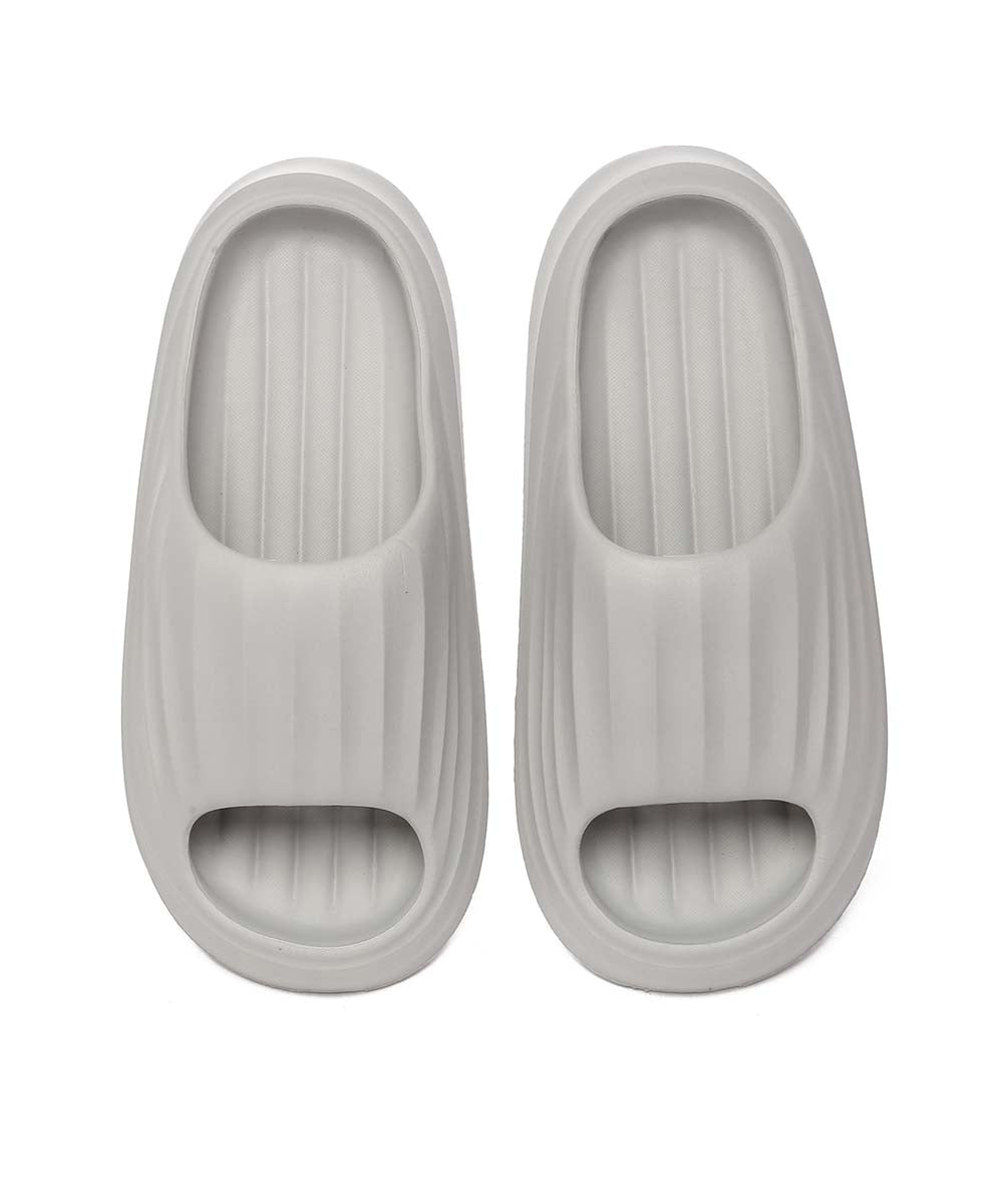 Men's Ripple Air Slides - Lightweight Comfortable Summer Sandals for Walking, Beach & Pool - Breathable Slip-On Slides for Men