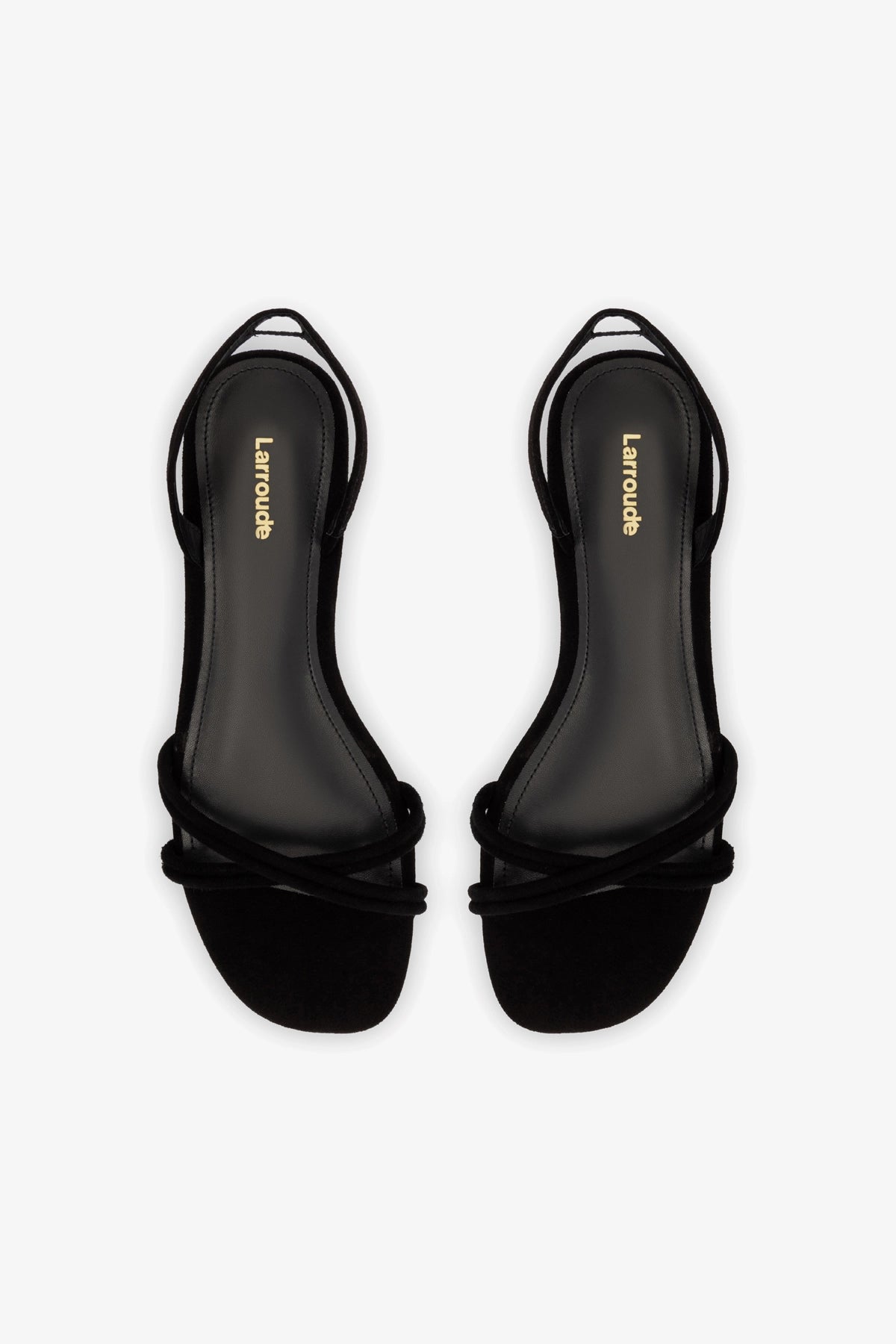 Annie Women's Flat Shoes in Black Suede - Comfortable Loafers for Work, Office & Casual Wear