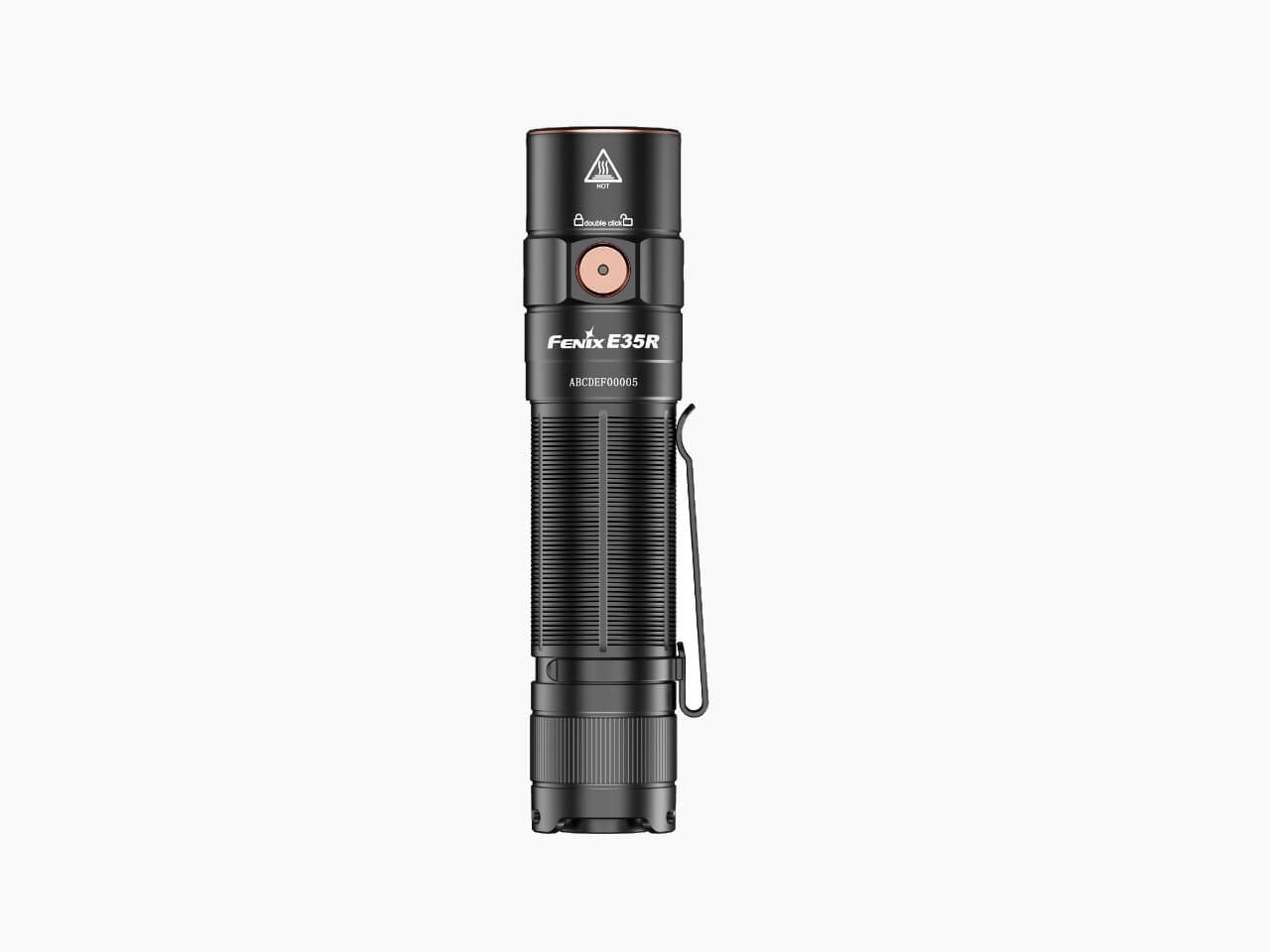 Fenix E35R High Performance Rechargeable LED Flashlight - 2000 Lumens, USB-C Charging, Waterproof for Camping, Hiking & Emergency Use