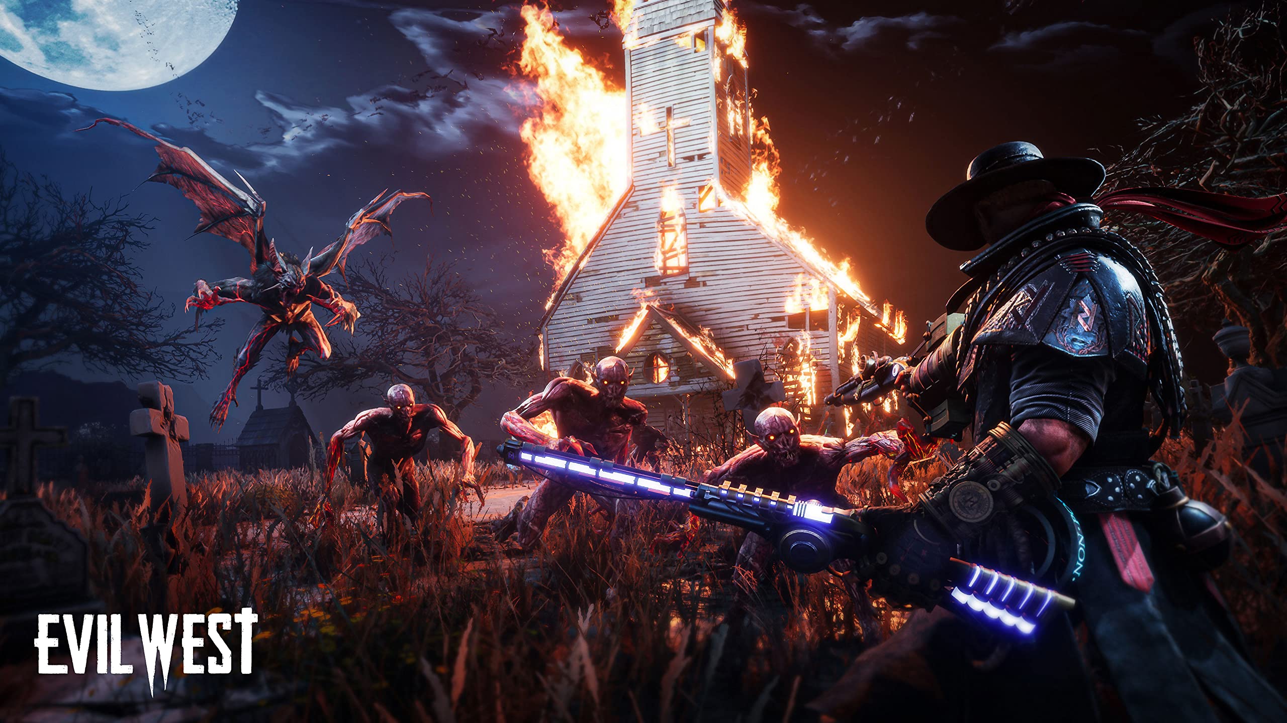 Evil West (PS4) - Action-Adventure Game for PlayStation 4 | Fight Vampires in Wild West | Perfect for Horror & Western Fans