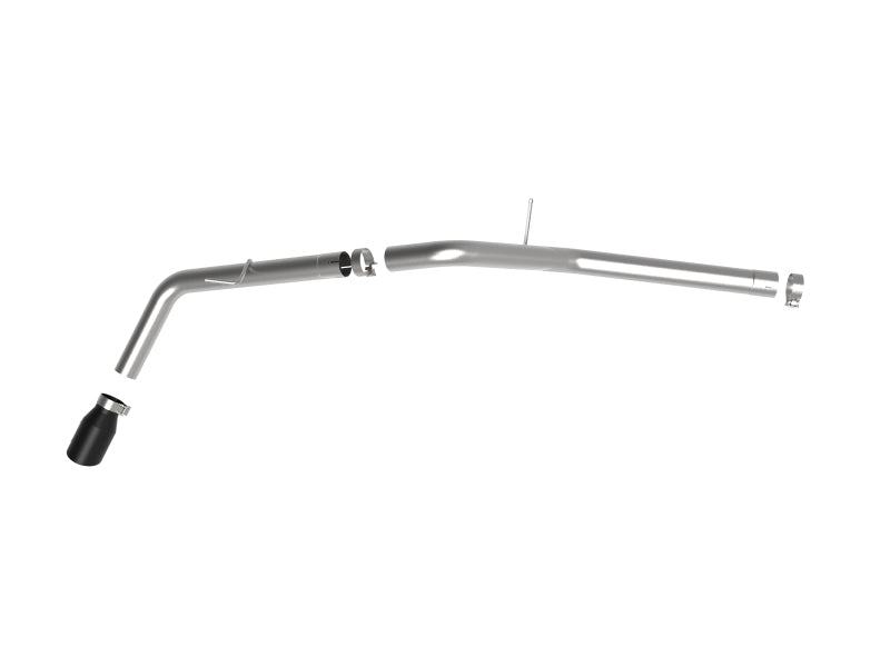 aFe Apollo GT Series 3in 409 Stainless Steel Axle Back Exhaust System for 2019 Ford Ranger 2.3L EcoBoost with Black Tips - Performance Upgrade for Off-Road & Street Driving