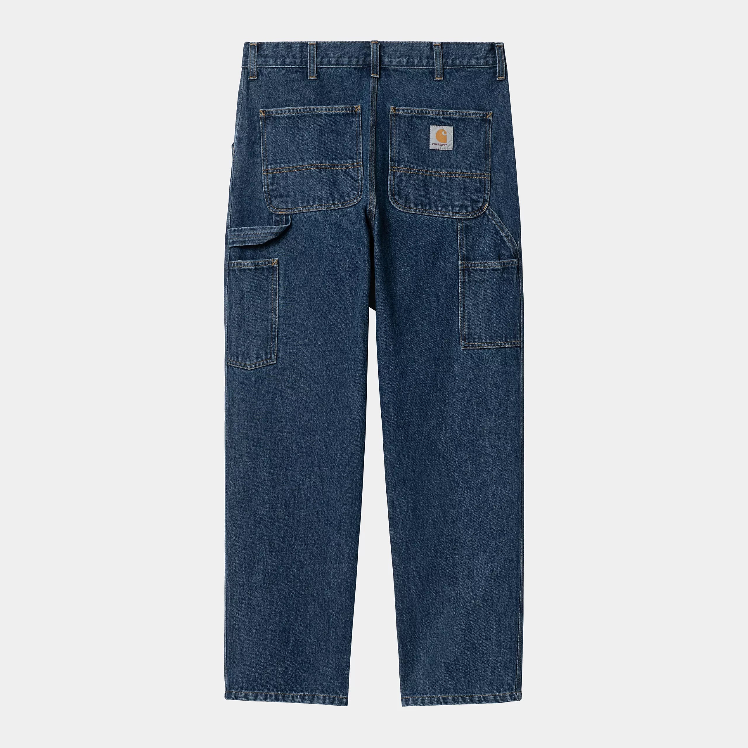 Carhartt Men's Loose Fit Utility Jeans - Durable Work Pants in Indigo for Construction, Farming & Outdoor Activities