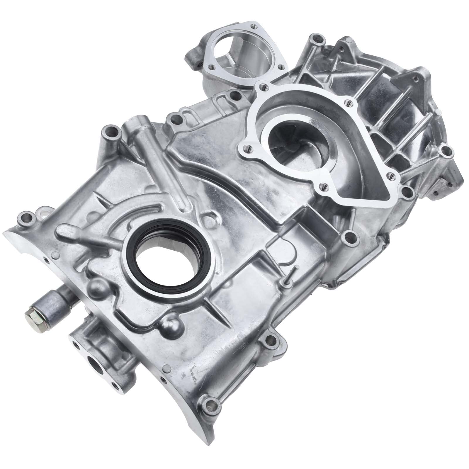 Premium Engine Timing Chain Cover with Oil Pump for Nissan 240SX 1991-1994 L4 2.4L - High-Performance Replacement Part for Smooth Engine Operation & Oil Circulation