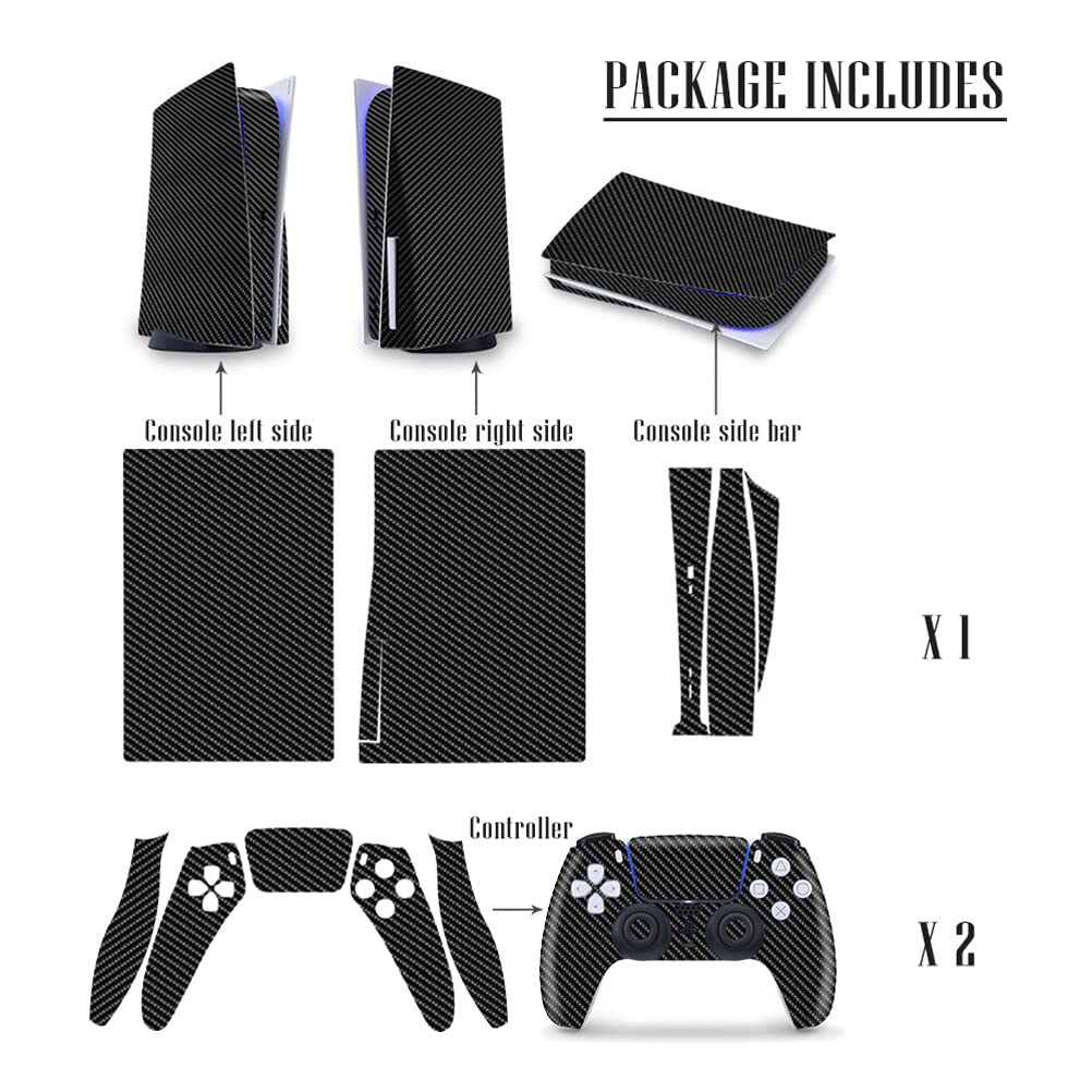 Anime Nezuko Kamado PS5 Console & Controller Skin Set - Matte Finish Vinyl Wrap Sticker Full Decal for Sony PlayStation 5 Disc Version - Perfect for Gaming Setup & Anime Lovers Collection