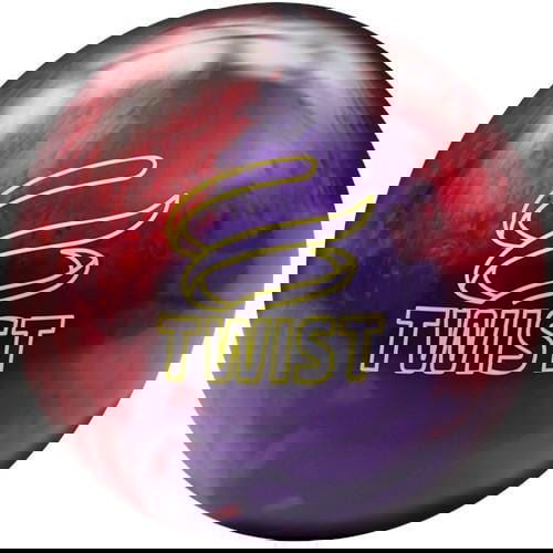 Brunswick Twist Red Purple Bowling Ball - High Performance for Strikes & Spares | Perfect for League Play & Casual Bowling