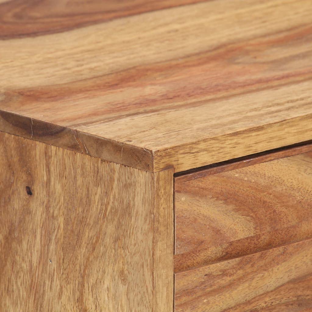 Solid Sheesham Wood Storage Cabinet - 31.5