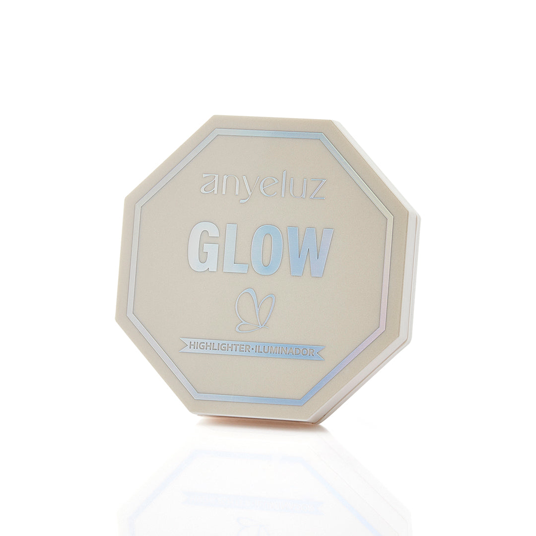 ILUMINADOR GLOW ANYELUZ - Brightening Face Highlighter for Makeup, Natural Glow Enhancer - Perfect for Contouring, Highlighting & Everyday Radiance