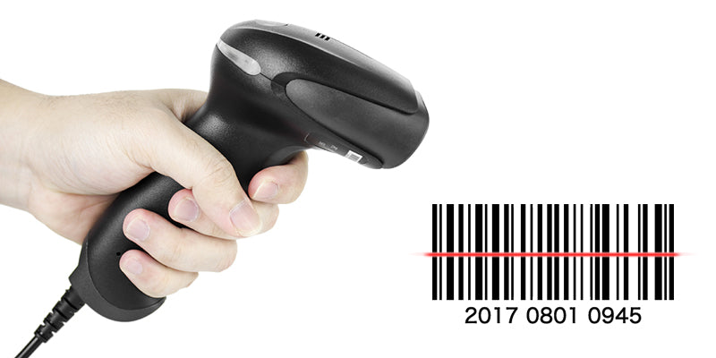 NT 2012 / RD 2013 1D USB Barcode Scanner - High-Speed Handheld Barcode Reader for Retail, Warehouse & Inventory Management (Plug & Play USB Connection)