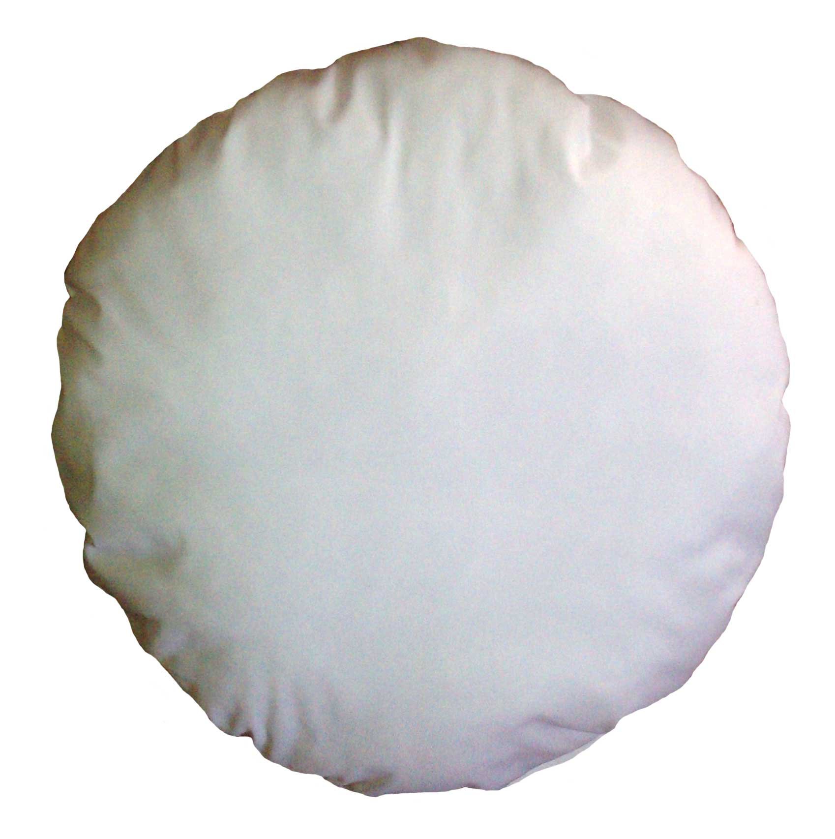 16 Inch Round White Cotton-Blend Throw Pillow Insert - Soft & Fluffy Decorative Cushion for Sofa, Bed, Chair - Perfect for Living Room, Bedroom & Home Decor