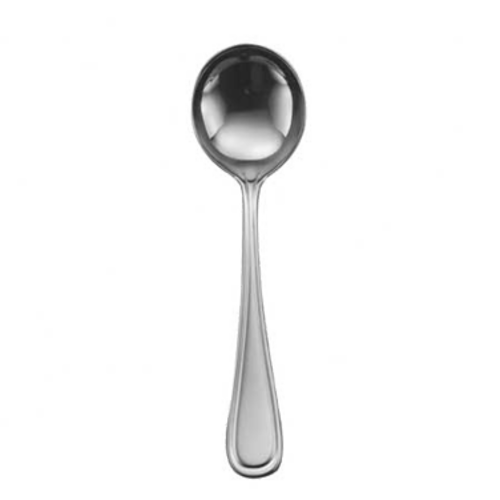 Oneida New Rim II Soup Spoon Set of 12 - Premium Stainless Steel Tableware for Restaurant, Catering & Home Dining
