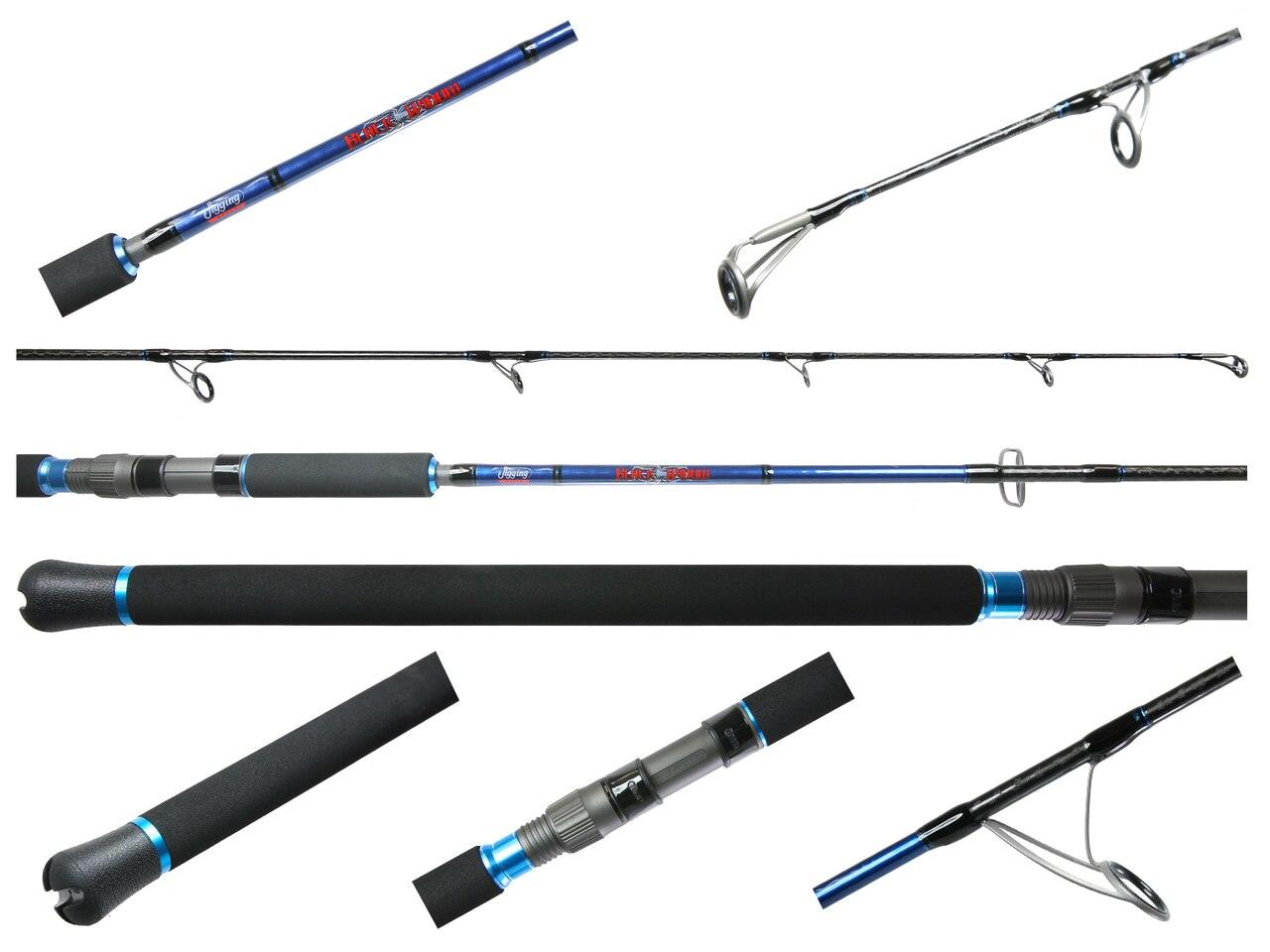 Jigging World Black Widow Popping Fishing Rod - Saltwater Surf Casting Rod for Popping & Jigging - Perfect for Offshore Fishing & Big Game Angling