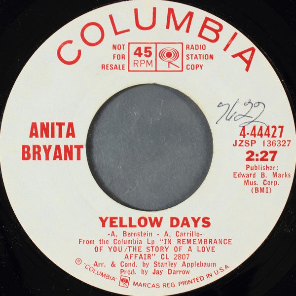 Anita Bryant - Yellow Days 7