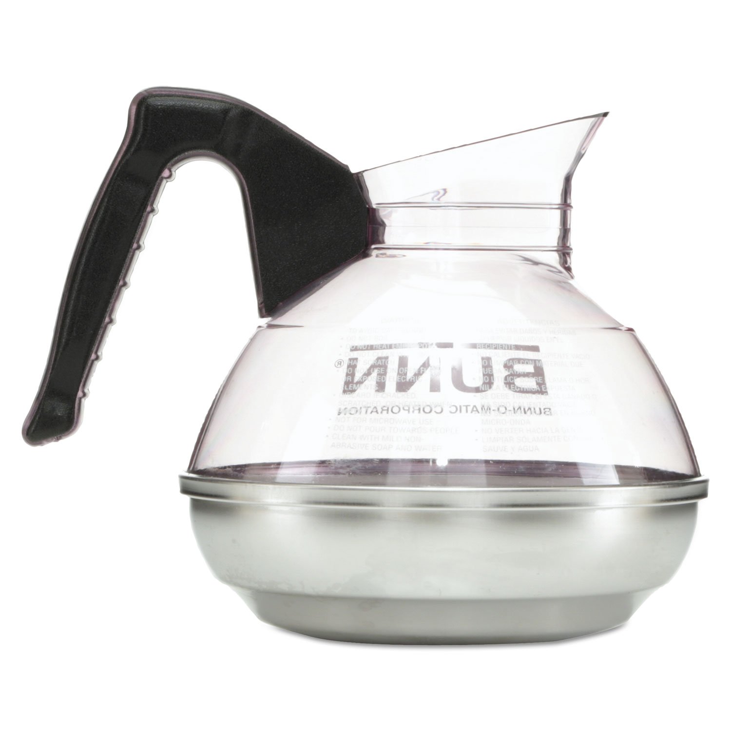BUN6100-12-Cup Glass Coffee Carafe Replacement for Bunn Pour-O-Matic Coffee Makers - Durable Thermal Carafe for Hot Coffee Serving at Home, Office or Restaurants
