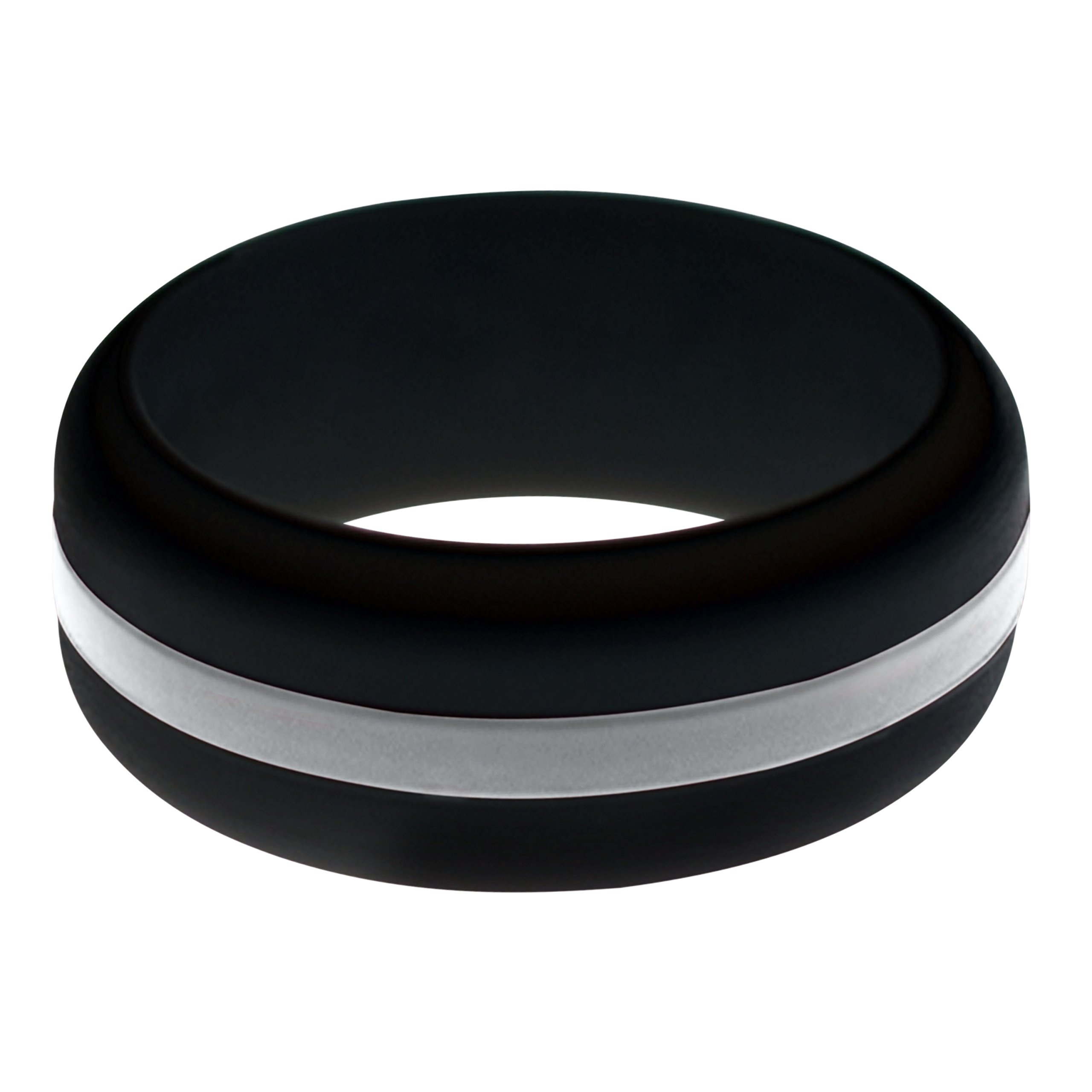 Flexible Silicone Wedding Ring for Women & Men - Black Color-Changing Band - Safe, Durable Everyday Wear - Size 4-16 - Perfect for Gym, Swimming, Travel & Active Lifestyles
