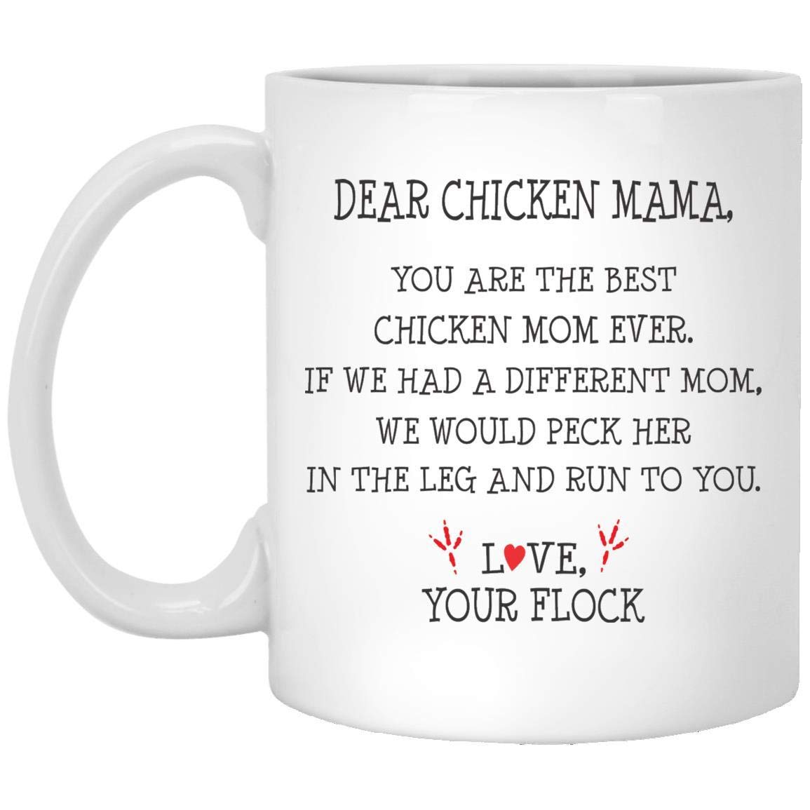 Funny Chicken Mama Ceramic Coffee Mug - 15oz Novelty Gift for Women, Chicken Lovers, Chicken Whisperers - Perfect for Birthday, Christmas & Everyday Use - Great for Coffee, Tea & Office/Home Decor