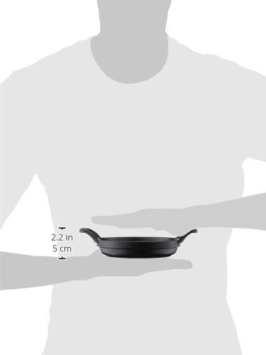 Staub 6-inch Round Cast Iron Gratin Baking Dish - Matte Black, French-Made for Perfect Roasting & Baking | Ideal for Casseroles, Potatoes, and Desserts