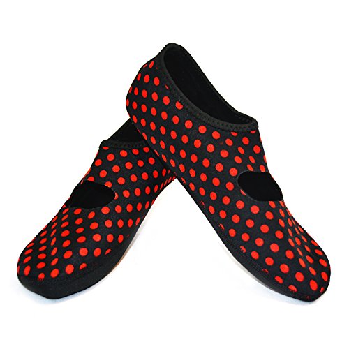 Black/Red Polka Dots