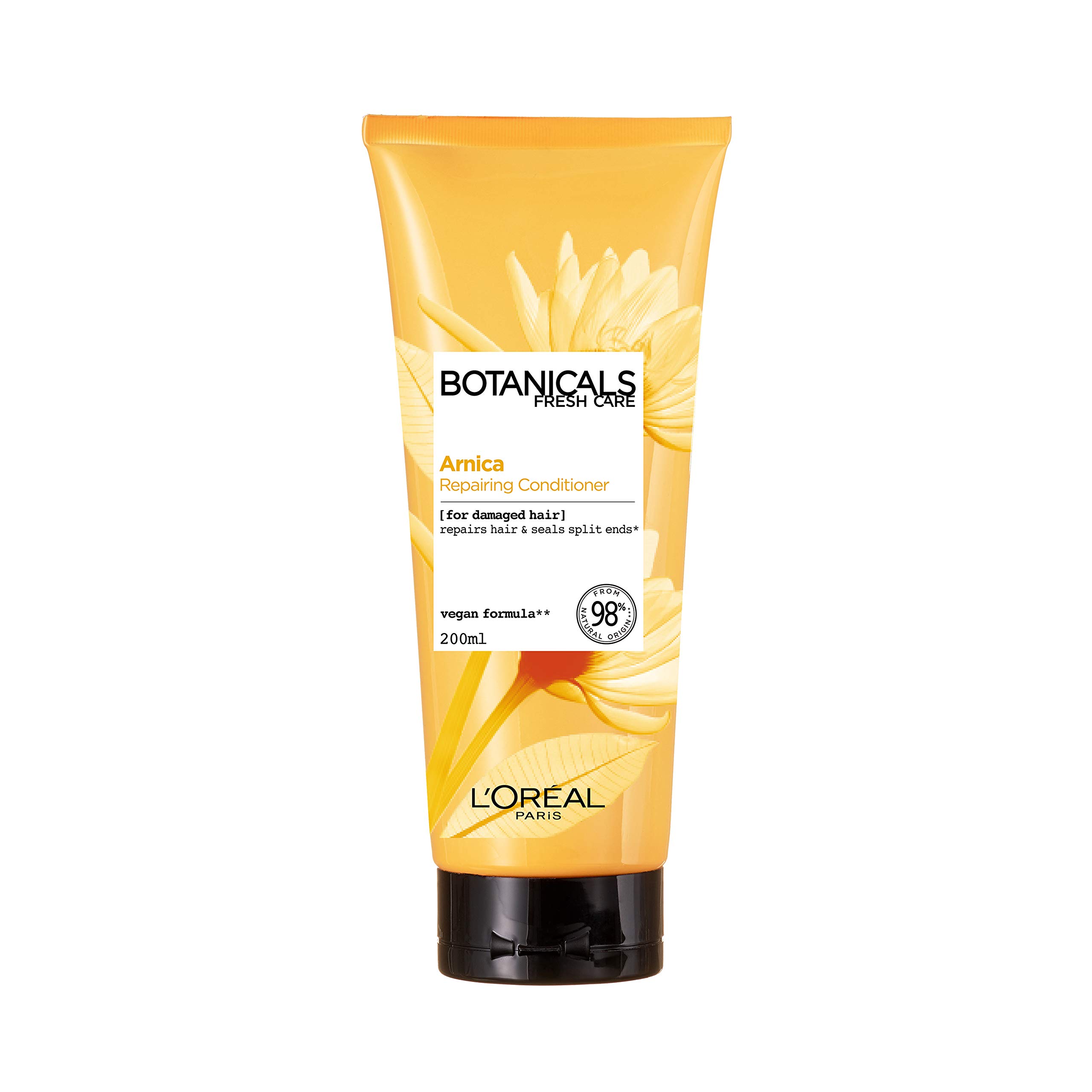 L'Oreal Botanicals Arnica Vegan Hair Conditioner for Damaged Hair Repair - 200ml | Deep Moisturizing Treatment for Dry, Frizzy & Color-Treated Hair | Salon-Quality Vegan Hair Care