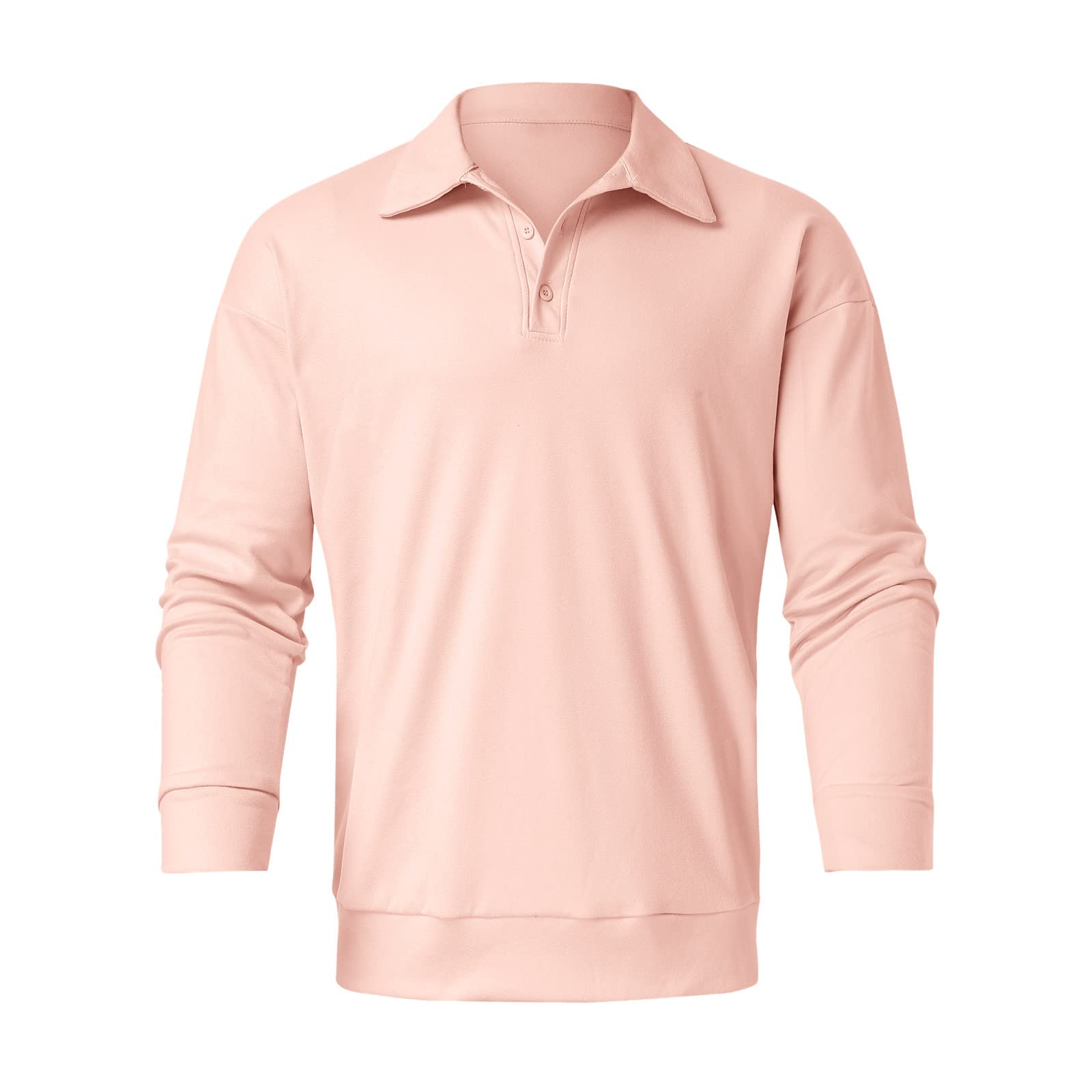 Men's Short Sleeve Polo Shirts - Soft Velvet Button-Down Casual Top in Solid Black | Perfect for Office, Golf & Summer Outings